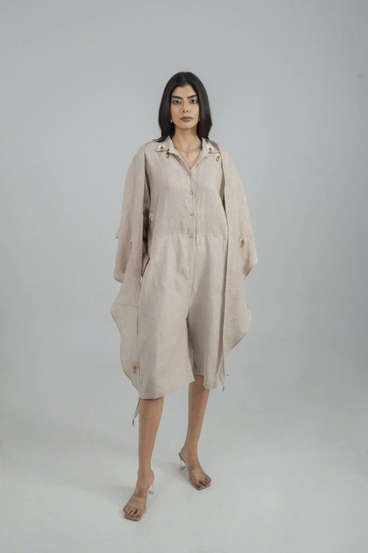 Oatmeal Jumpsuit Only