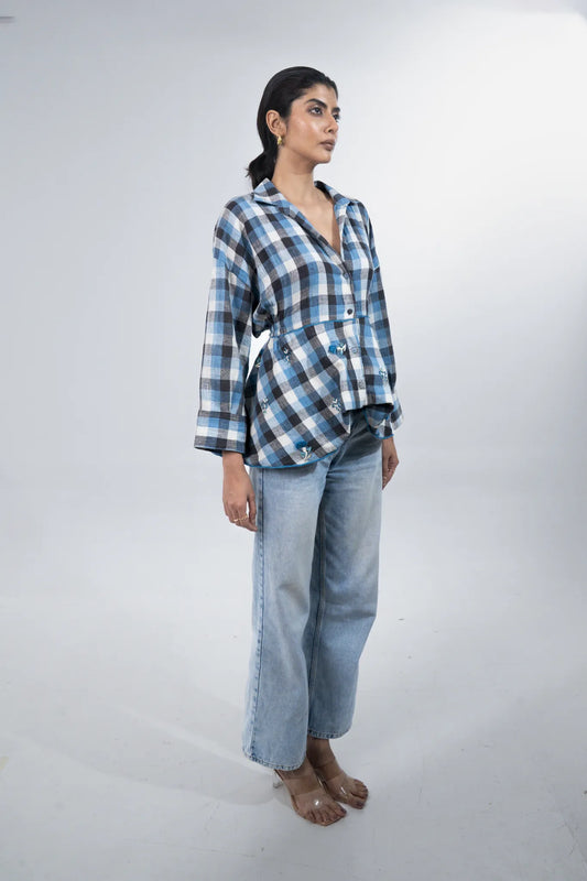 Blue Check Shirt