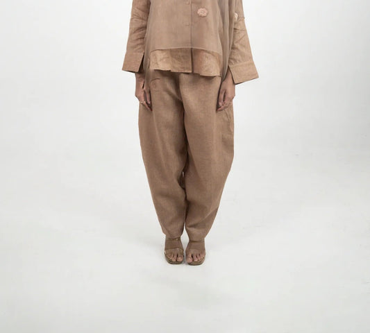 Mauve Oversized Co-ord Set - Pant Only