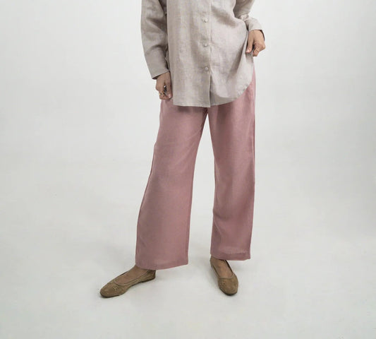 Dusty Pink Co-ord Set - Pant Only