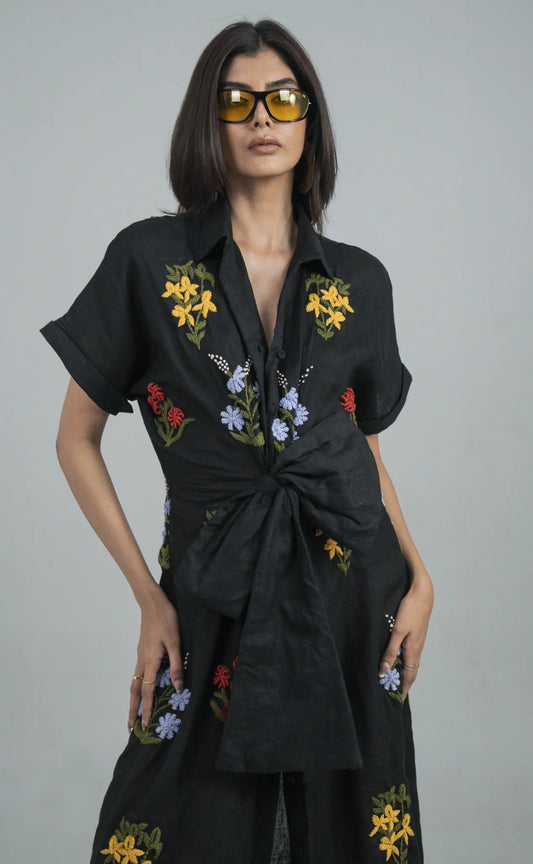 Black Floral Dress