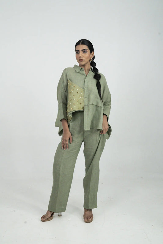 Green Casual Co-ord Set