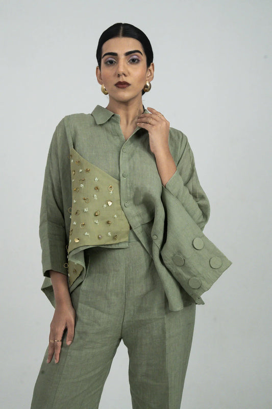 Green Casual Co-ord Set