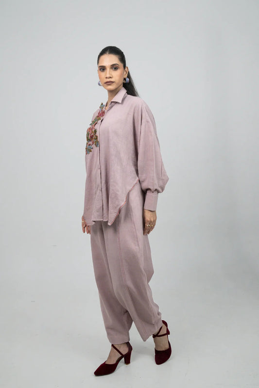 Blush Pink Tailored Co-ord Set