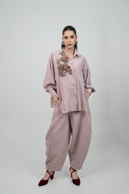 Blush Pink Tailored Co-ord Set