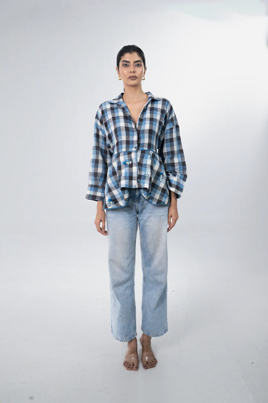 Blue Check Shirt
