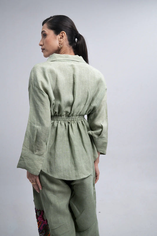 Sage Embroidered Co-ord Set