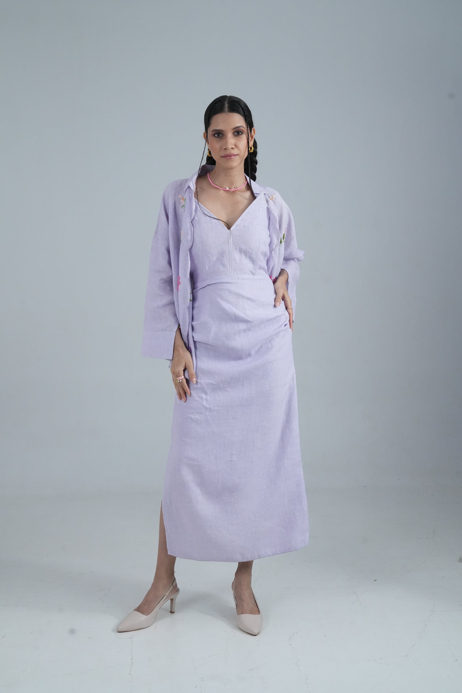 Nityaya Lilac Casual Co-ord Set